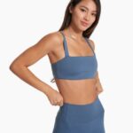 piscina azul evoluir sutiã de pescoço quadrado mulheres Vuori 68NJ8J19 roupas