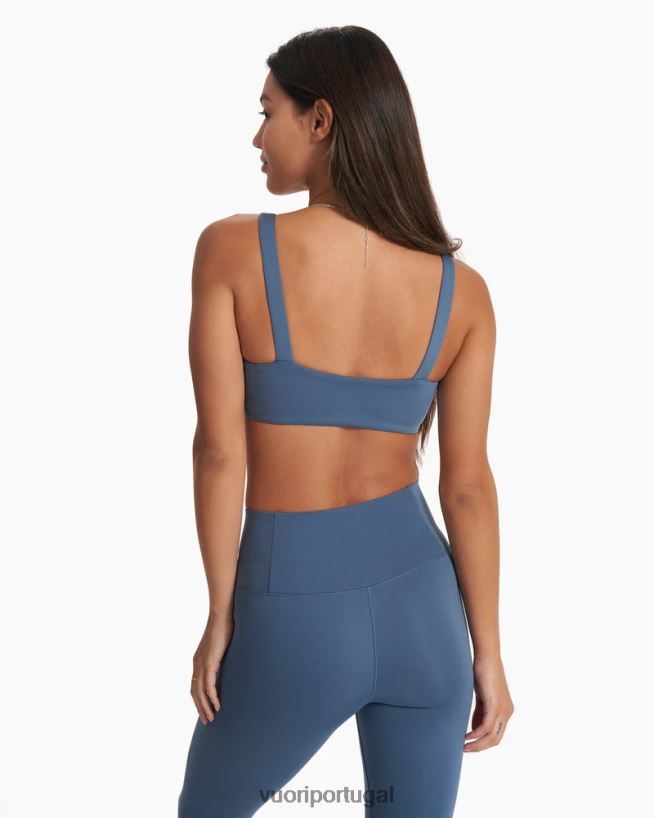 piscina azul evoluir sutiã de pescoço quadrado mulheres Vuori 68NJ8J19 roupas - Image 3