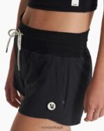 preto brisa marinha curta mulheres Vuori 68NJ8J196 roupas - Image 3