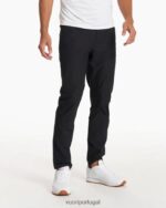 preto calça meta - 34 homens Vuori 68NJ8J849 roupas - Image 4
