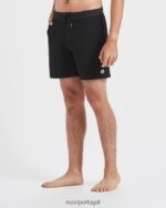 preto calção baiano homens Vuori 68NJ8J802 roupas - Image 2