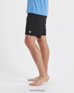 preto calção baiano homens Vuori 68NJ8J802 roupas - Image 3