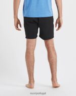 preto calção baiano homens Vuori 68NJ8J802 roupas - Image 4