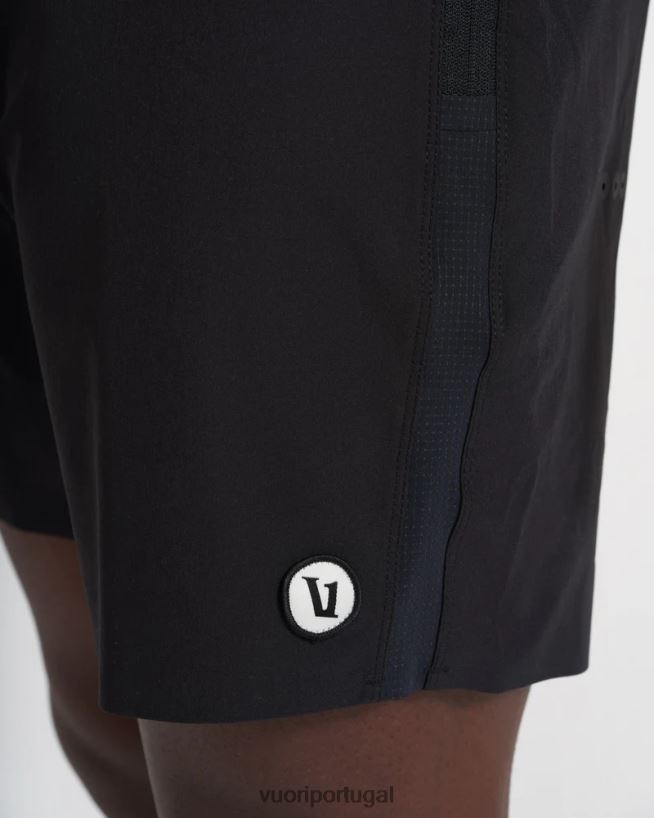 preto calção de banho de pico homens Vuori 68NJ8J786 roupas - Image 3