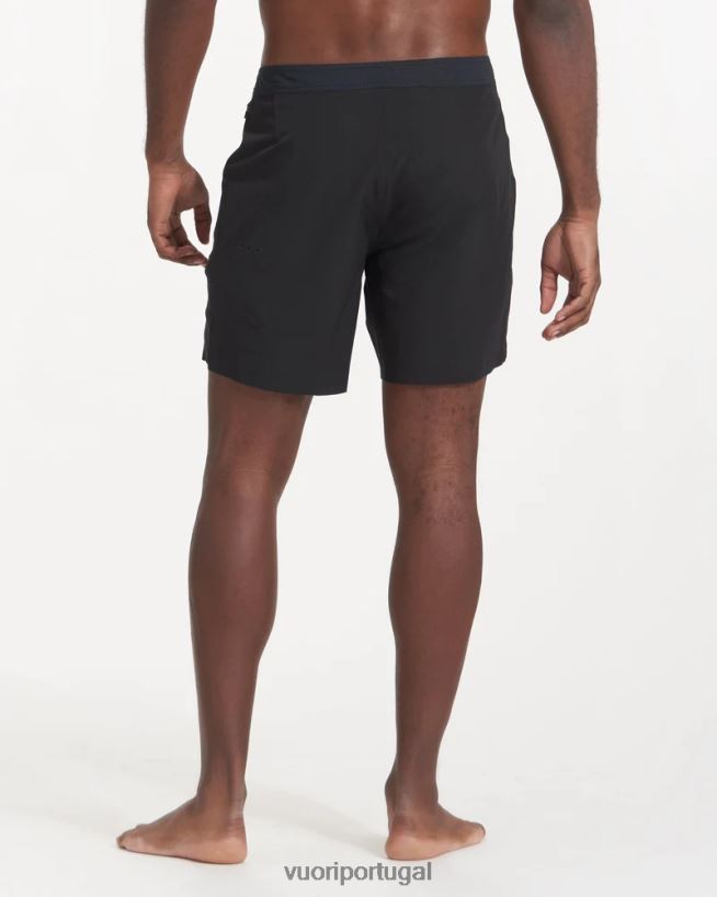 preto calção de banho de pico homens Vuori 68NJ8J786 roupas - Image 5
