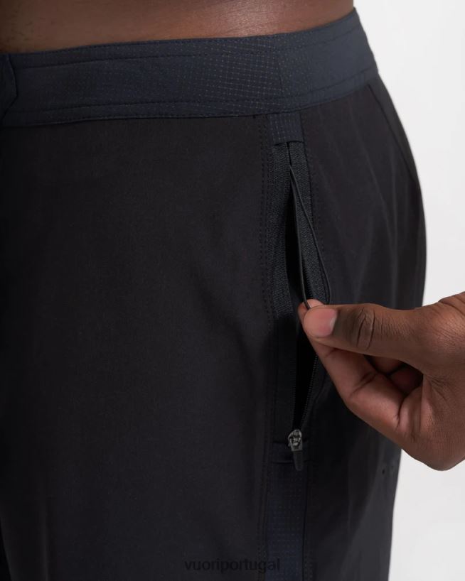 preto calção de banho de pico homens Vuori 68NJ8J786 roupas - Image 7