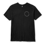 preto camiseta de texturas homens Vuori 68NJ8J514 roupas