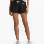 preto clementina 4" curto 2.0 mulheres Vuori 68NJ8J181 roupas