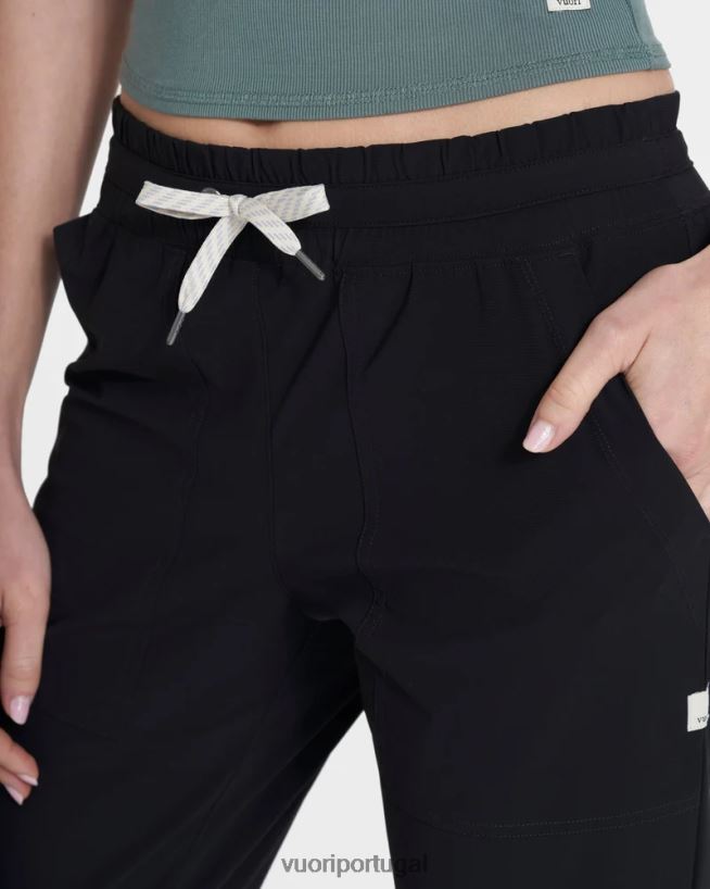 preto corredor de milhas mulheres Vuori 68NJ8J312 roupas - Image 3