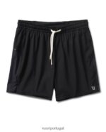 preto curso curto homens Vuori 68NJ8J686 roupas