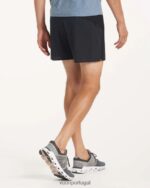 preto curso curto homens Vuori 68NJ8J686 roupas - Image 5