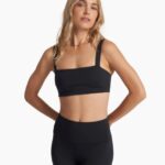 preto evoluir sutiã de pescoço quadrado mulheres Vuori 68NJ8J4 roupas