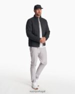 preto jaqueta com isolamento de eco homens Vuori 68NJ8J626 roupas - Image 4