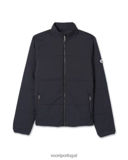 preto jaqueta com isolamento de eco homens Vuori 68NJ8J626 roupas