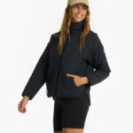 preto jaqueta isolada canyon mulheres Vuori 68NJ8J152 roupas