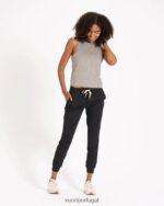 preto jogger de desempenho - longo mulheres Vuori 68NJ8J311 roupas - Image 5