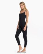 preto macacão de mentalidade mulheres Vuori 68NJ8J356 roupas - Image 2