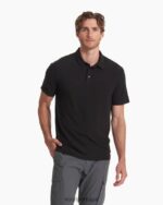 preto polo tech strato homens Vuori 68NJ8J490 roupas - Image 2