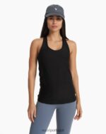 preto tanque de desempenho lux mulheres Vuori 68NJ8J56 roupas