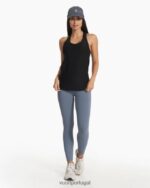 preto tanque de desempenho lux mulheres Vuori 68NJ8J56 roupas - Image 4