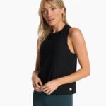 preto topo de energia mulheres Vuori 68NJ8J48 roupas