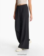 preto vila larga mulheres Vuori 68NJ8J348 roupas