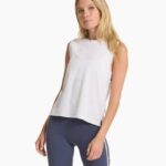 sal tanque de penas mulheres Vuori 68NJ8J59 roupas