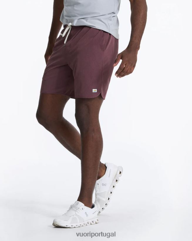 textura de linho castanha bancos curtos homens Vuori 68NJ8J741 roupas - Image 3
