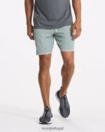 textura de linho netuno bancos curtos homens Vuori 68NJ8J736 roupas - Image 2