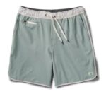 textura de linho netuno bancos curtos homens Vuori 68NJ8J736 roupas