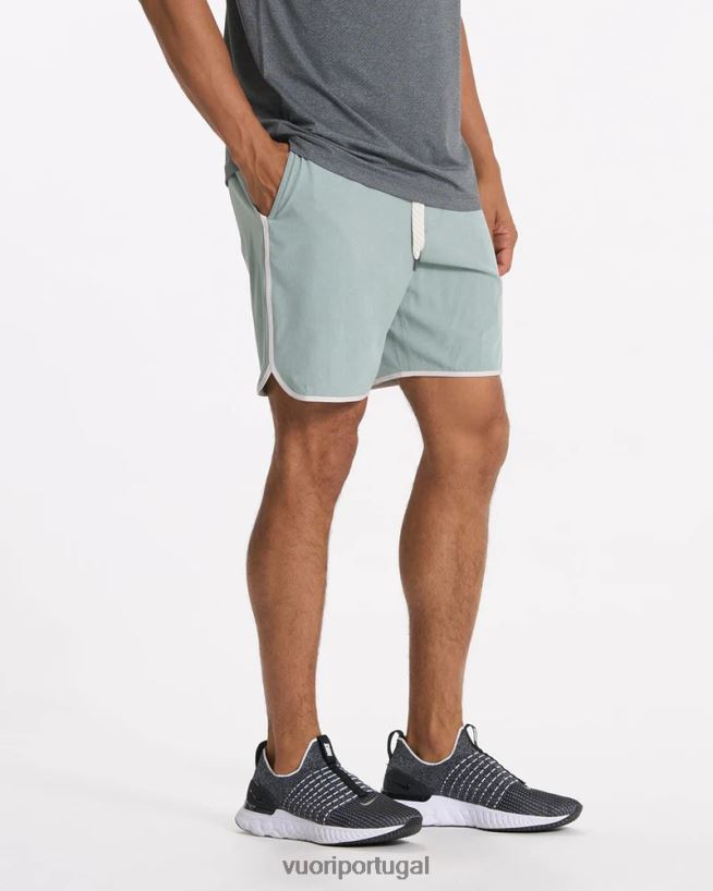 textura de linho netuno bancos curtos homens Vuori 68NJ8J736 roupas - Image 4