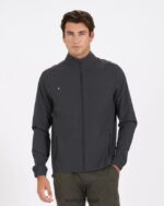 textura de linho preto jaqueta de corrida de risco homens Vuori 68NJ8J614 roupas - Image 2