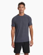 urze azul camiseta strato tech homens Vuori 68NJ8J469 roupas - Image 2