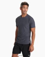 urze azul camiseta strato tech homens Vuori 68NJ8J469 roupas - Image 3