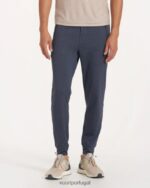 urze azul jogger ponto performance homens Vuori 68NJ8J872 roupas - Image 2