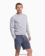urze azul moletom austin homens Vuori 68NJ8J757 roupas - Image 2