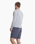 urze azul moletom austin homens Vuori 68NJ8J757 roupas - Image 4