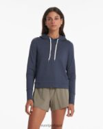 urze azul moletom com capuz halo essencial mulheres Vuori 68NJ8J142 roupas