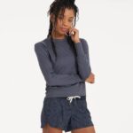 urze azul tripulação de sonho mulheres Vuori 68NJ8J137 roupas