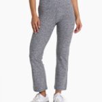 urze cinza bootcut slim com elevação de cintura média mulheres Vuori 68NJ8J247 roupas