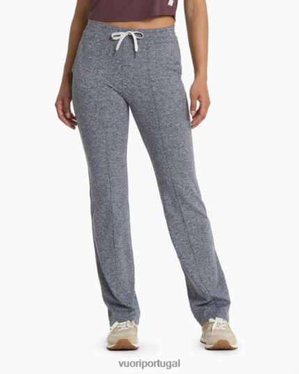 urze cinza calça flare com perna larga halo mulheres Vuori 68NJ8J340 roupas