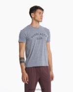 urze cinza camiseta do clube actv homens Vuori 68NJ8J512 roupas - Image 3