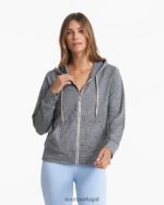 urze cinza moletom com capuz halo 2.0 mulheres Vuori 68NJ8J138 roupas