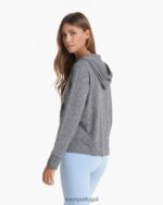 urze cinza moletom com capuz halo 2.0 mulheres Vuori 68NJ8J138 roupas - Image 4