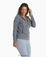 urze cinza moletom com capuz halo 2.0 mulheres Vuori 68NJ8J138 roupas - Image 7