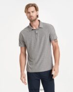 urze cinza polo tech strato homens Vuori 68NJ8J518 roupas - Image 2