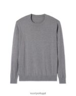 urze cinza suéter fluente homens Vuori 68NJ8J581 roupas