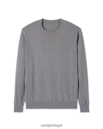 urze cinza suéter fluente homens Vuori 68NJ8J581 roupas
