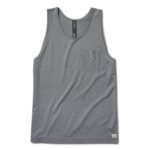urze cinza tanque de desempenho de ventos alísios homens Vuori 68NJ8J450 roupas