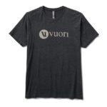 urze de carvão camiseta com logotipo da marca v1 homens Vuori 68NJ8J511 roupas